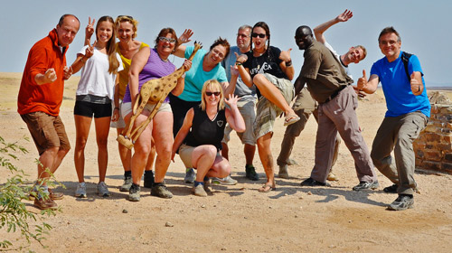 gemeinsam Schwitzen in der Wüste Afrikas gemeinsam Schwitzen in der Wüste Afrikas