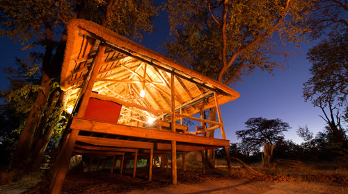 Safari-Unterkunft im Outback Afrikas Safari-Unterkunft im Outback Afrikas